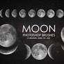 Free moon photoshop brushes psfiles