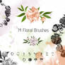Free 14 Floral Photoshop Brushes
