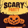 Halloween Scary Party Free PSD Flyer Template
