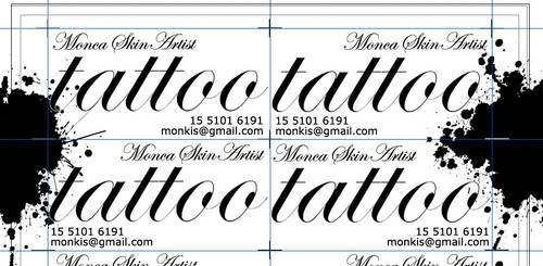 Monca TATTOO cards