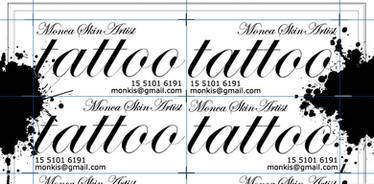 Monca TATTOO cards