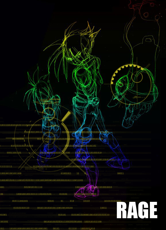 Outline of Rage by RushBoy on DeviantArt