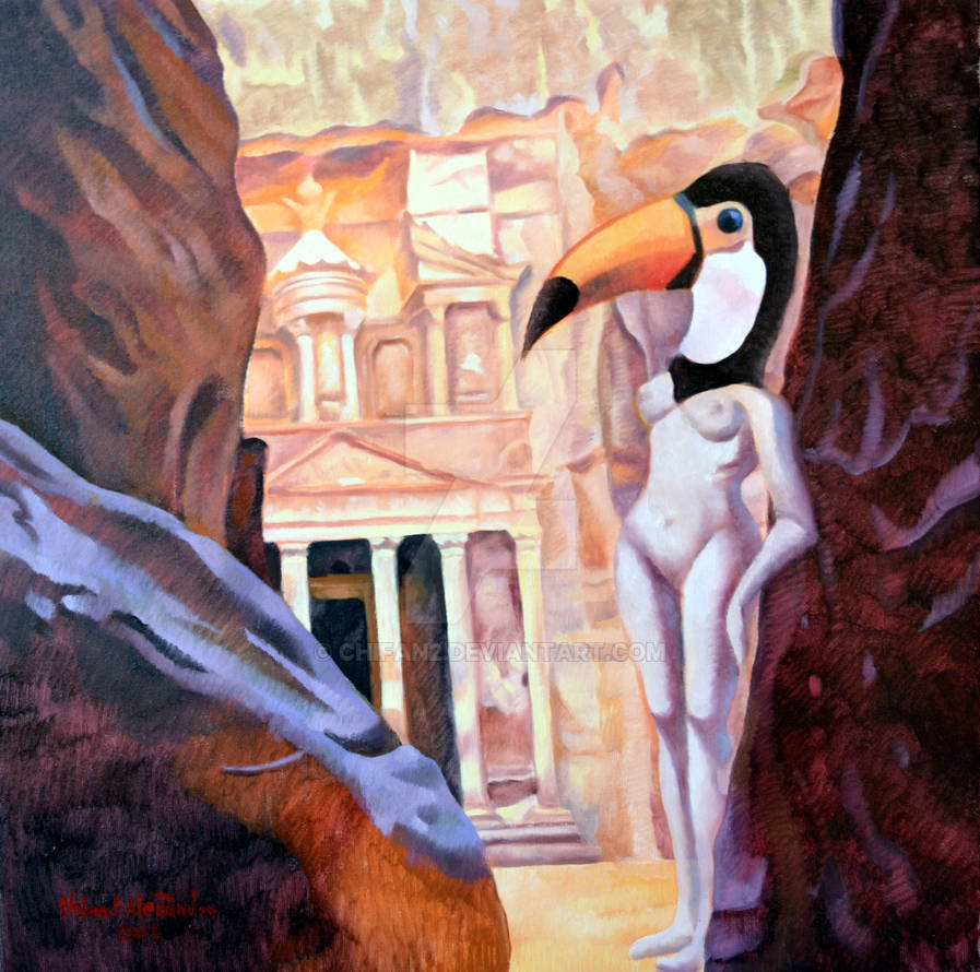 THE WHITE GUARDIAN,OIL ON CANVAS, 50x50cm,USD1764 by chifan2 THE WHITE GUARDIAN,OIL ON CANVAS, 50x50cm,USD1764 by chifan2