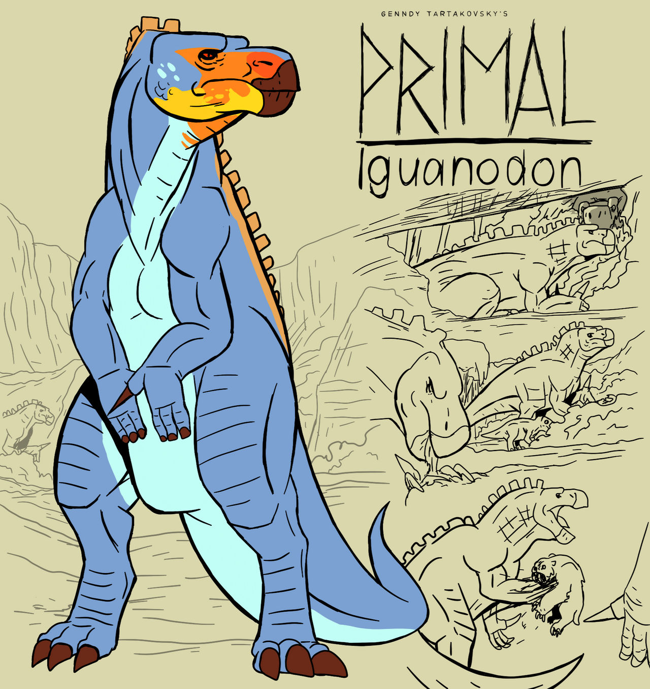 Gt primal iguanodon style