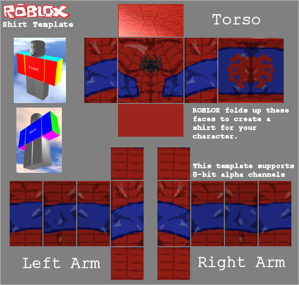 Spiderman [Shirt + Pants] by MechaValdez on DeviantArt