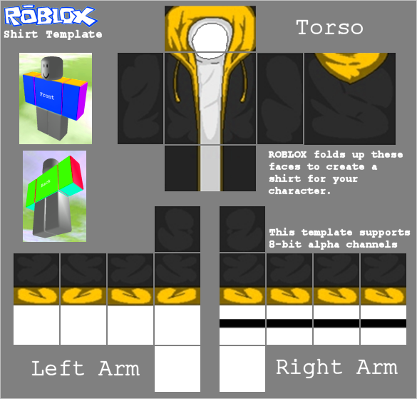 Clothing Template on Roblox-ART-Fan-Club - DeviantArt