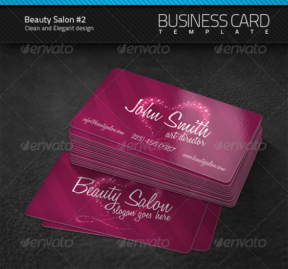 Beauty Salon Business Card v2