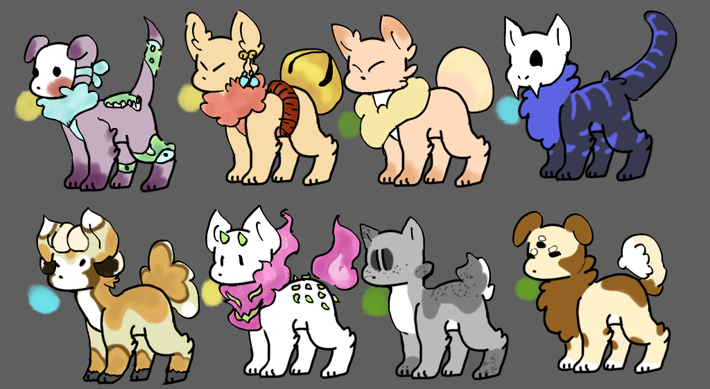 Jobi Adopts set#1 (1/8 still OPEN)