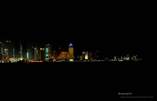 Doha at night