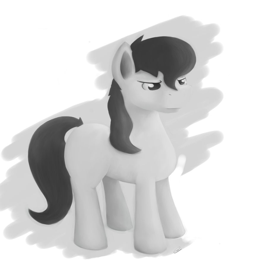 First WIP - Shining Star Grayscale