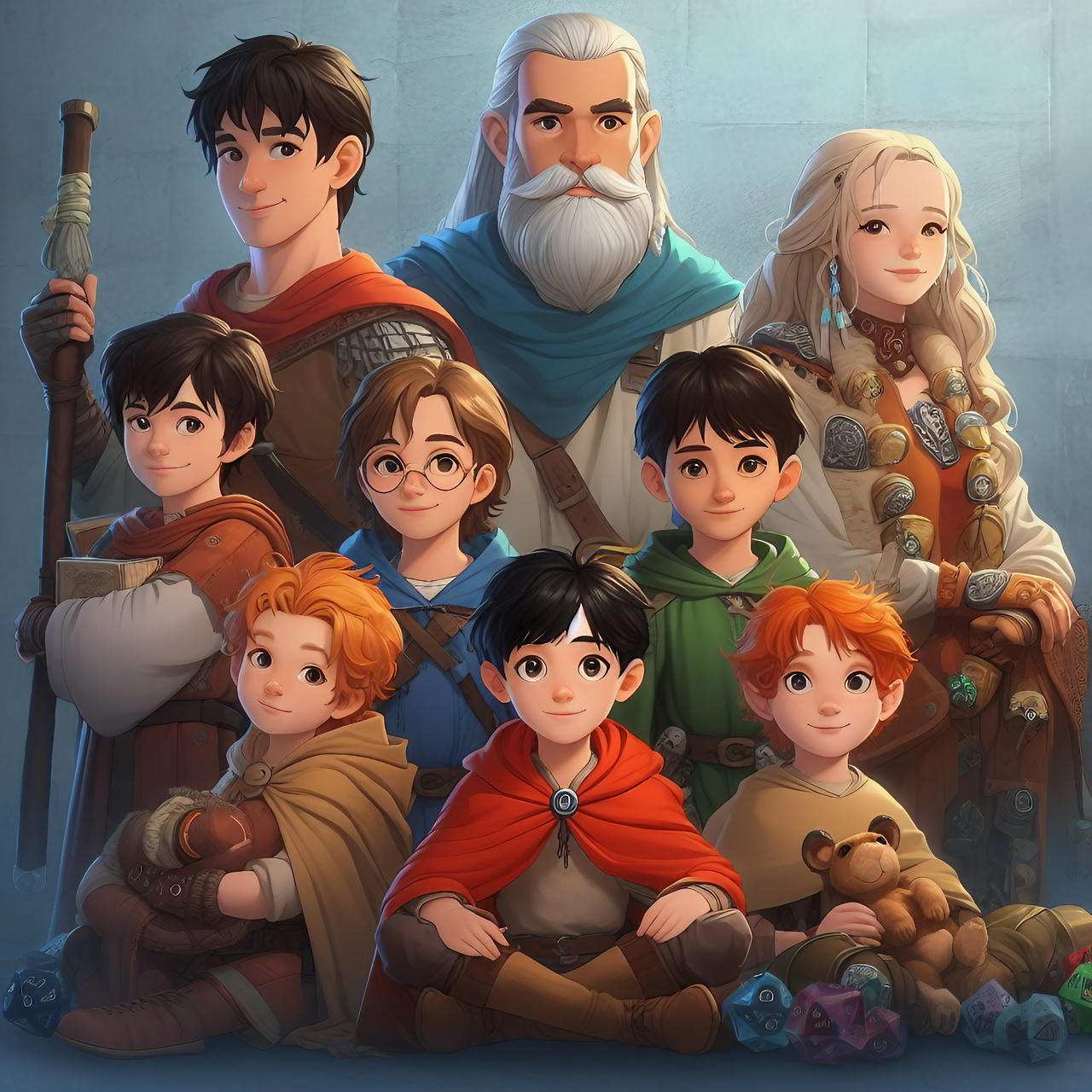 Rpg Kid Tabletop RPG Adventuring Family by AI-Agent-Zero on DeviantArt