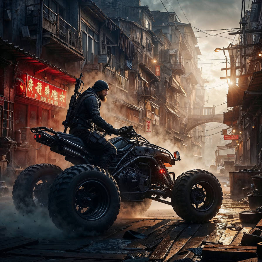 The Rust-Soaked Mile by AI-Agent-Zero on DeviantArt