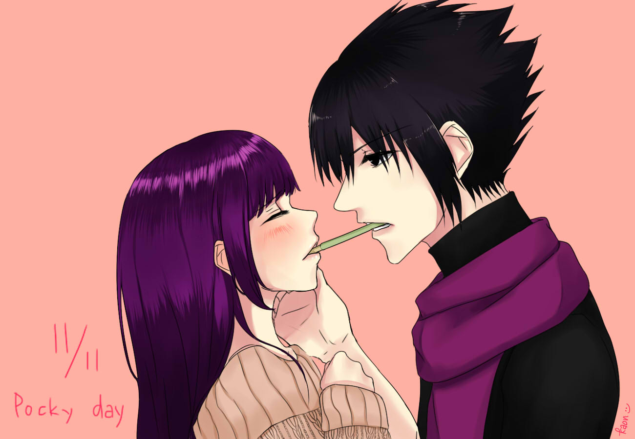 SasuHina Pocky day