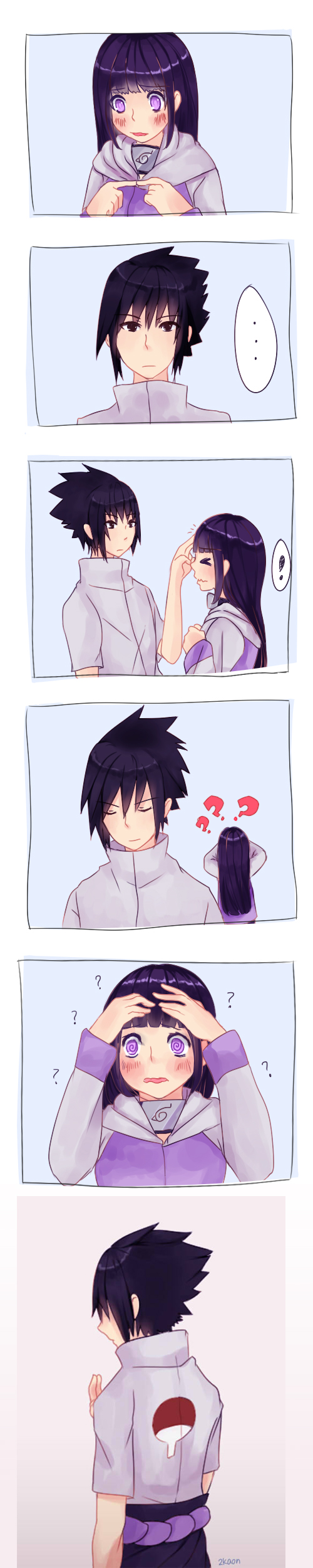 Forehead poke