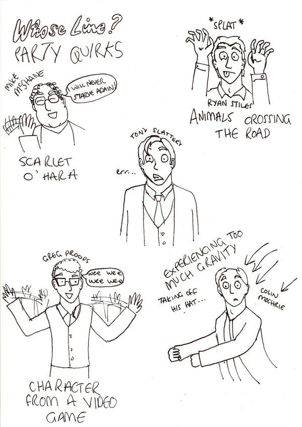 Whose Line Party Quirks by sickboyrocks on DeviantArt