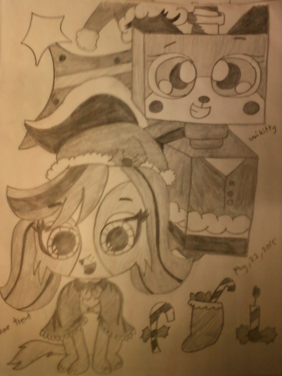 Christmas Zoe Trent and Unikitty!