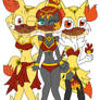 qittaswell burn firealon fennekin and Braixen!!!