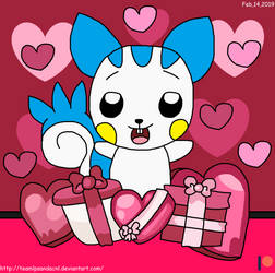 Pachirisu with the Valentine Gifts!