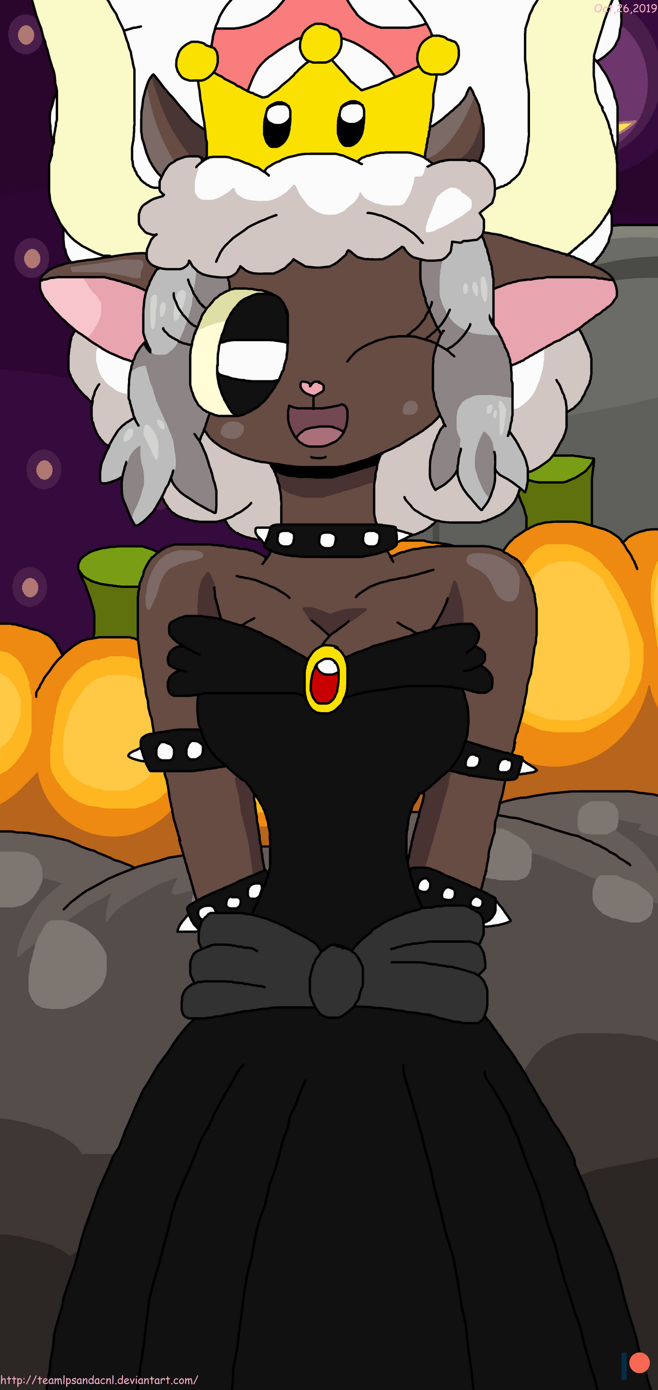 Wooloo Halloween as Bowsette!!