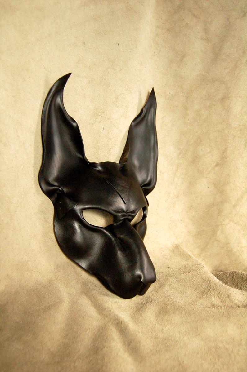 Anubis leather mask