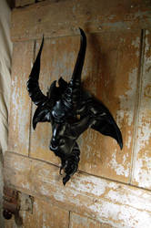 Leather Baphomet mask