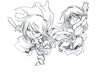 Chibi Crausse and Sacre