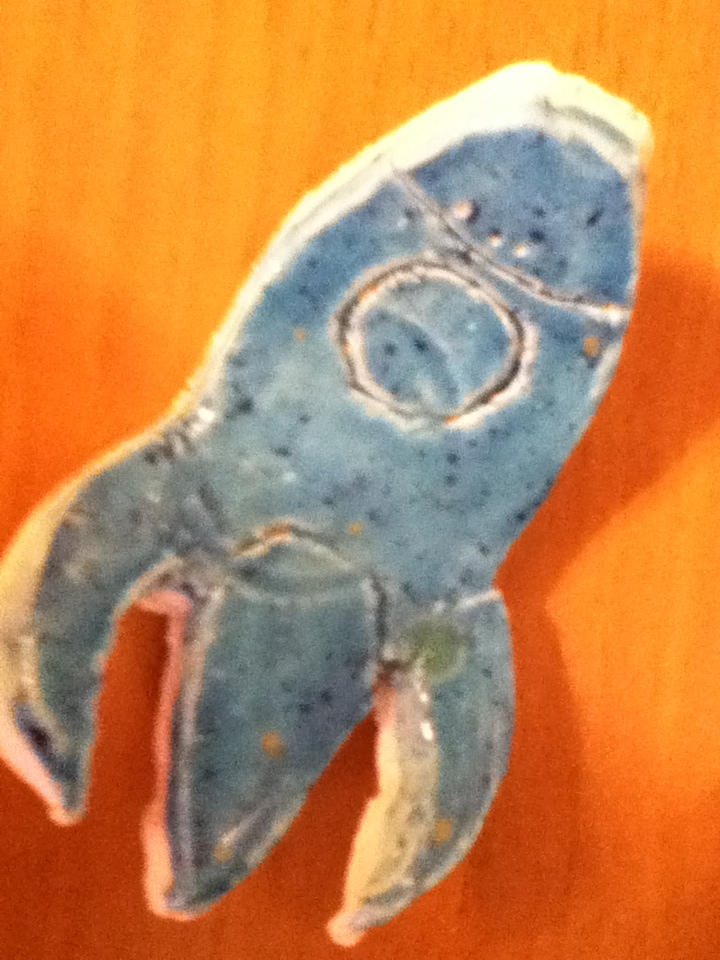 Li'l Blue Rocketship by NiftyNautilus on DeviantArt