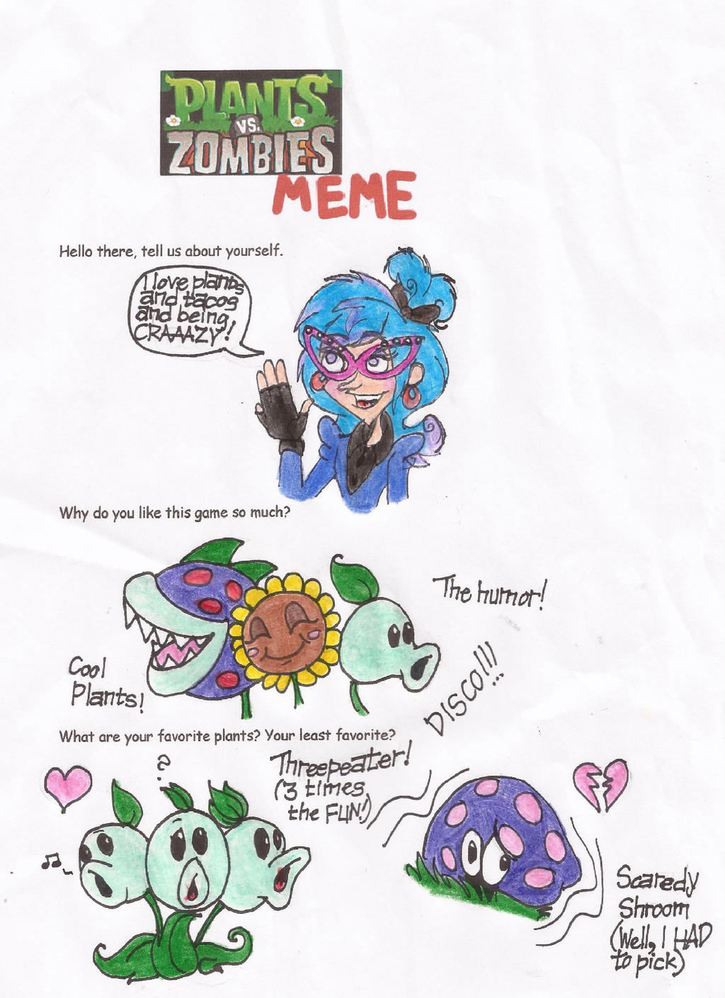 Plants vs. Zombies Meme, Part 1