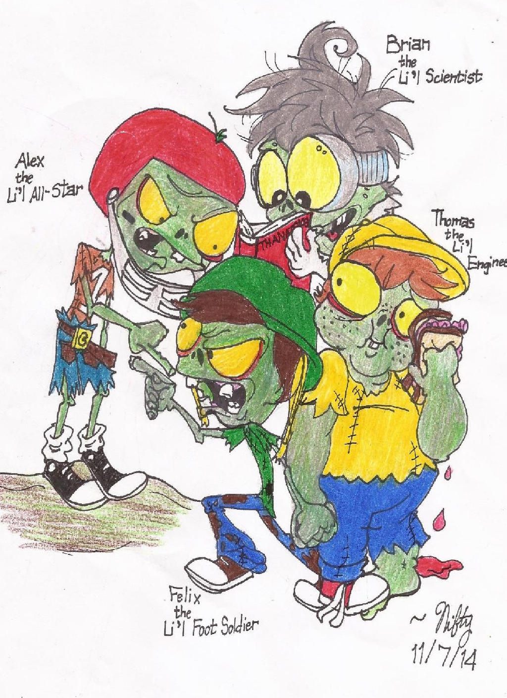 Deviantart Vendant Zombie Pint-Sized Zombies! by NiftyNautilus on DeviantArt