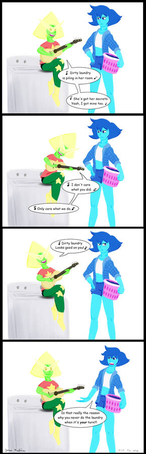 Dirty Laundry Looks Good on Lapis