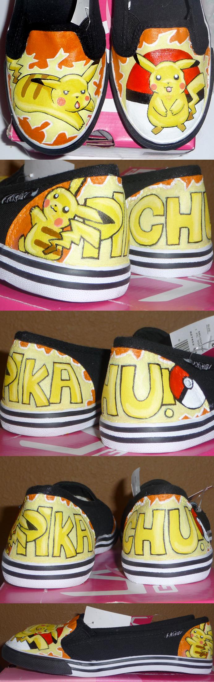 Pikachu custom shoes