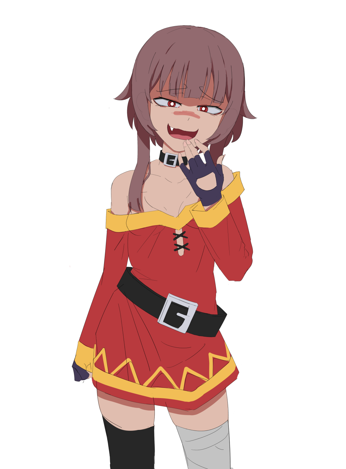 mesugaki megumin by kurokimoko on DeviantArt