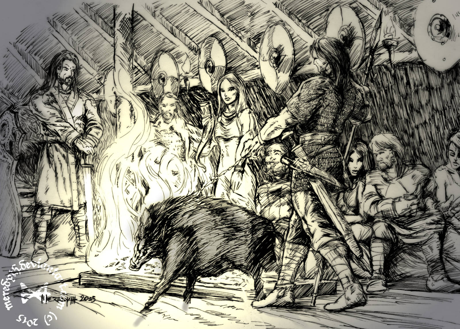 The Yule Oath (Ink Version) by Meredyth