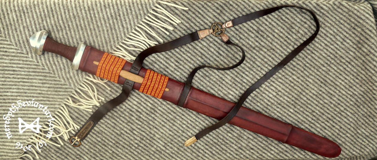 Viking Sword Scabbard by Meredyth