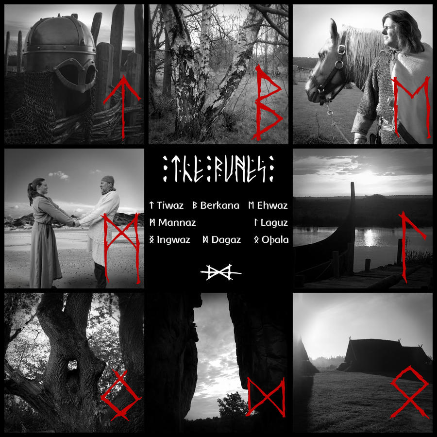 The Elder Futhark Runes - The Third Aett by Meredyth on DeviantArt