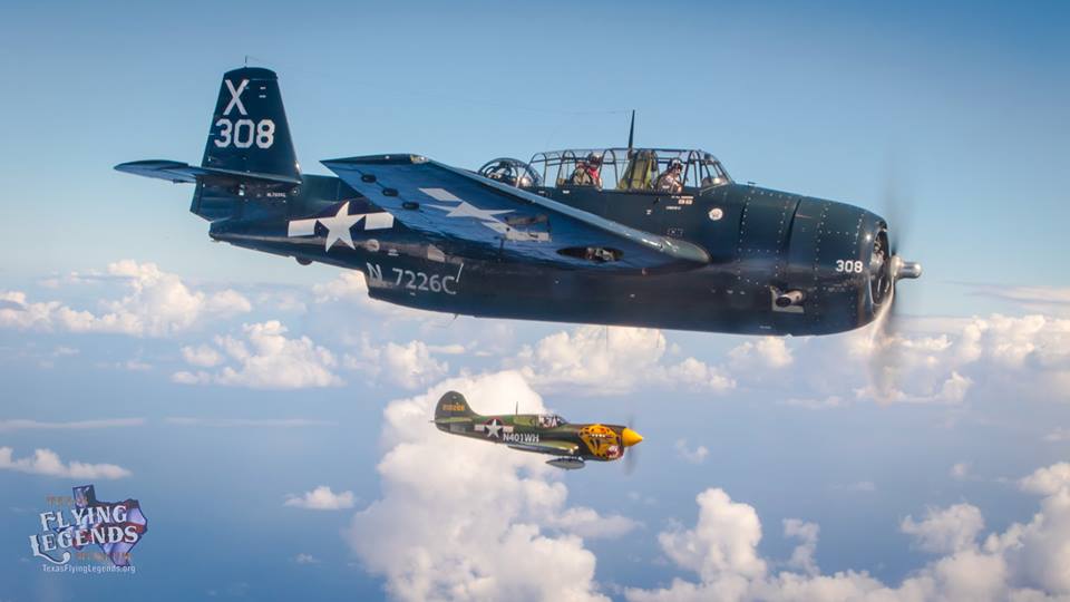 TBM Avenger with Pilot Sam Graves