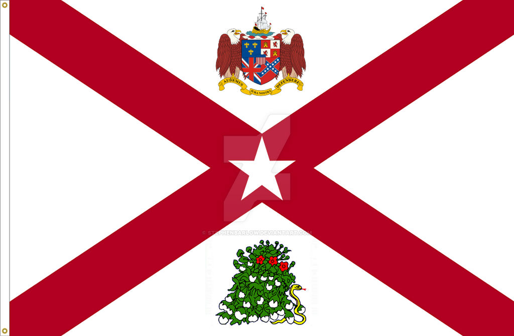Alabama NOLI ME TANGERE flag No. 3a Proposal by StephenBarlow on DeviantArt