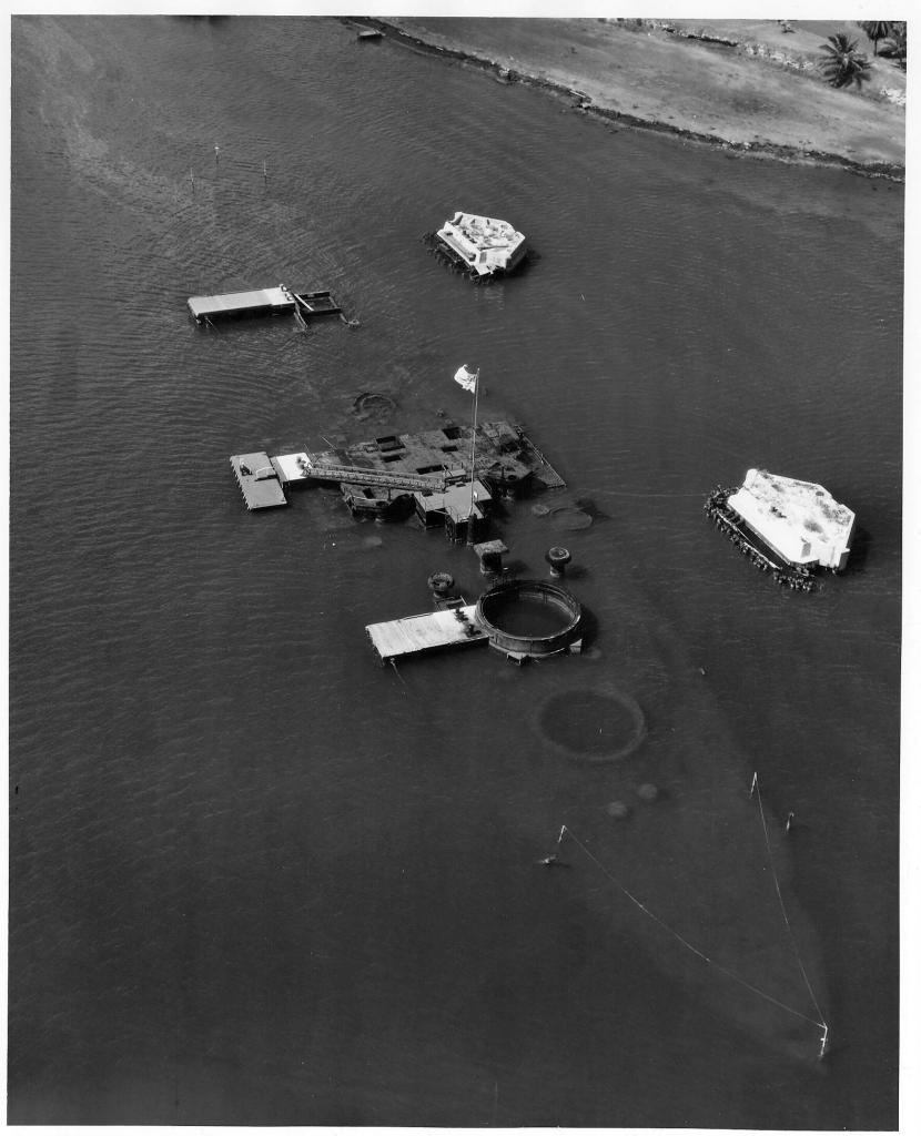 U.S.S. Arizona (BB-39) 1950 Prior to Memorial