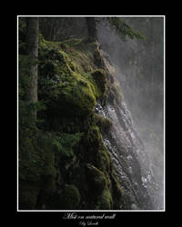 Mist on natural wall