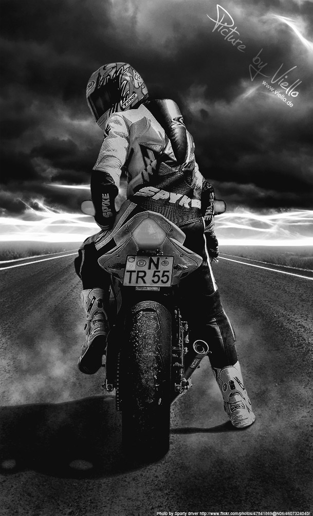 Biker BW