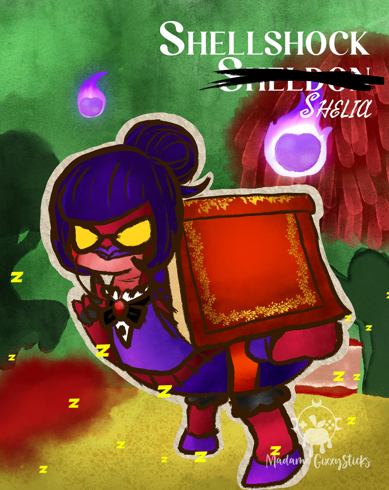 Shellshock Sheldon- er, SHELIA! by MadameGixxySticks on DeviantArt