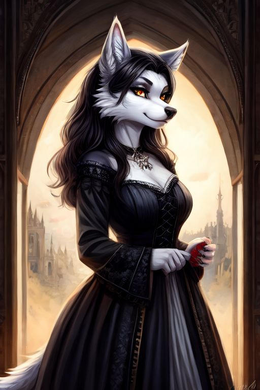 Gothic Wolf by FurrySelection101 on DeviantArt