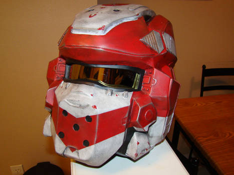 Halo 4 Spartan 4 helmet Painted