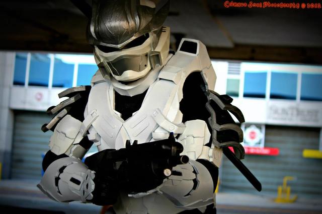 Halo Hayabusa Armor made from Eva Foam