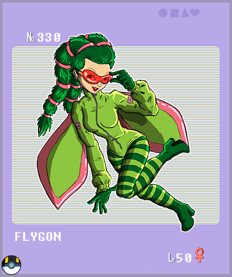 Gijinka Pokemon 330 Flygon