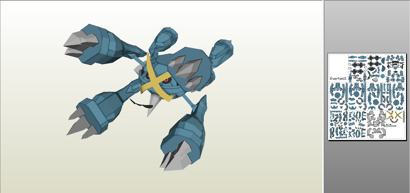 Pokemon Papercraft ~ Mega Banette ~ 