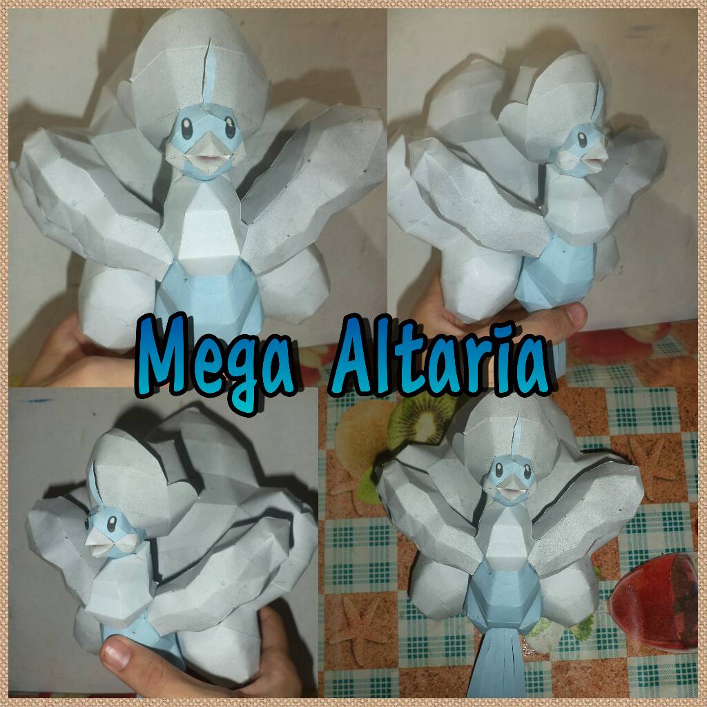 Mega Altaria papercraft (FAIL!!) 