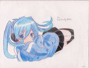 First colored pencil drawing .___.