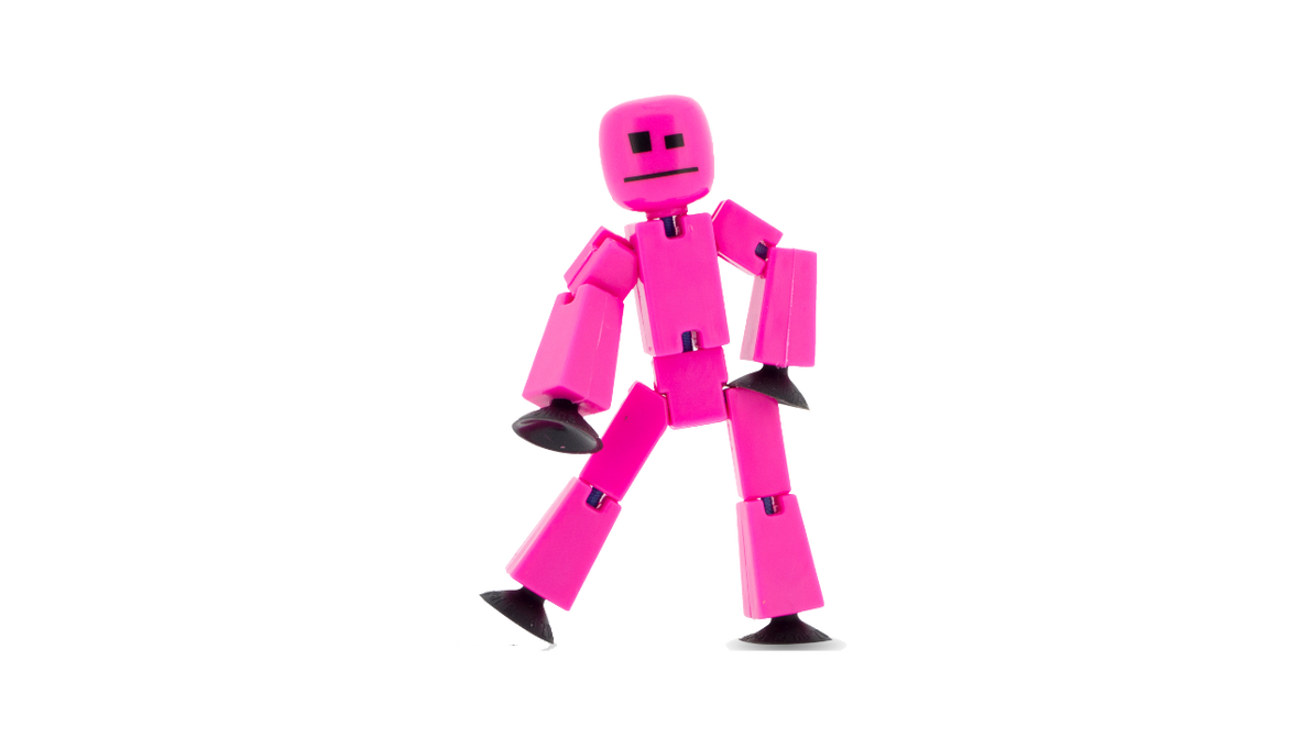 Pink Stick Bot Pink Stikbot by ReeceMcCreless123 on DeviantArt