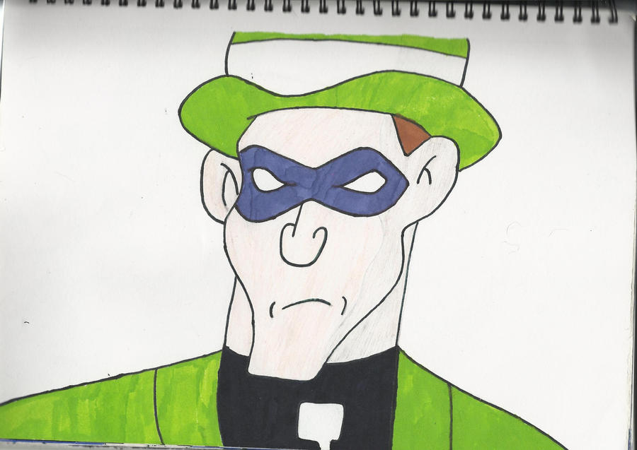Color Swapped Riddler Riddler coloured by filmfreak13 on DeviantArt